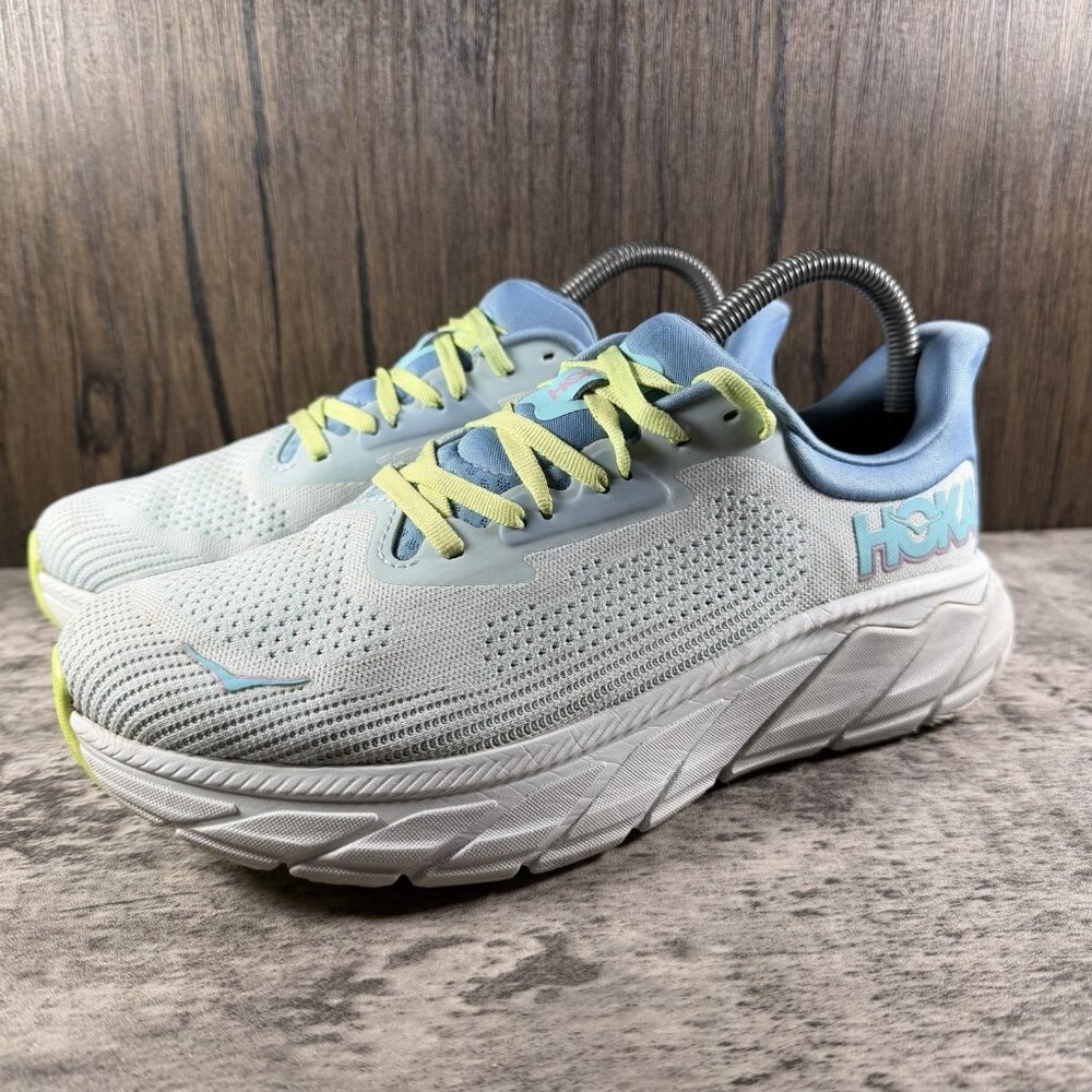 Hoka One Arahi 7 Womens Size 8.5 D Wide Illusion Dusk Blue Running Sneaker - Picture 2 of 10